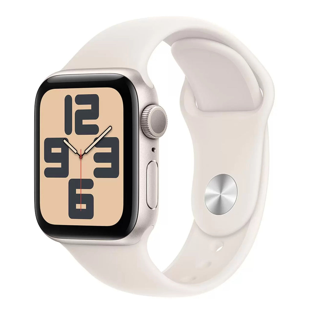 Apple Watch SE GPS 40mm Starlight Aluminium Case With Starlight Sport Band New