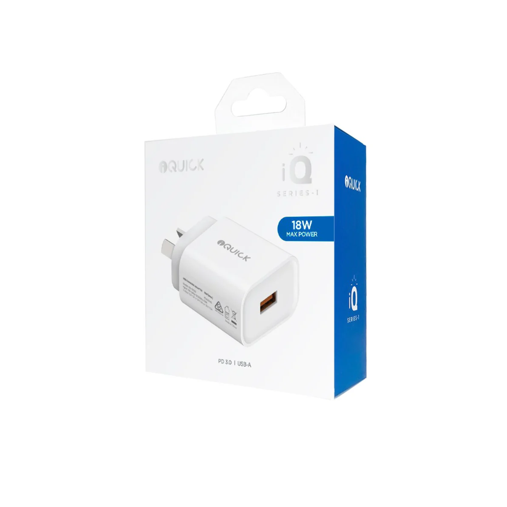 iQuick 18W QC3.0 USB-A Charging Adapter
