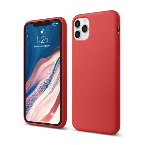Liquid Silicone Case for iPhone 11 Red