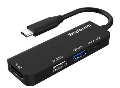 SIMPLECOM DA305 USB 3.0  Type C to HDMI 4 in 1 Cable